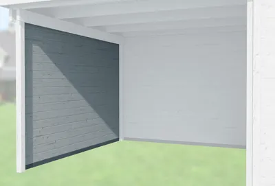Produktbild von Seitenwand weka 21 mm für Haustyp 126 grau