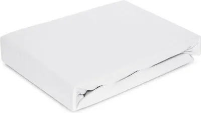 Zdjęcie produktu dla Design91 prześcieradło z gumką JERSEY4 białe 120x200 25CM 190