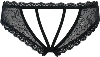Produktbild von Obsessive 818-PAN-1 L/XL, Unterhosen, Bikini, Weiblich, Schwarz, Abbildung, L/XL