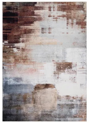 Image de Tapis Tapiso ASH, tapis à poils courts, antidérapant, facile d'entretien, design moderne, 80 x 150 cm