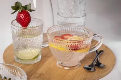Produktbild von Altom Design Daisy Gläser Kaffee 430 ml Set 6 Stück
