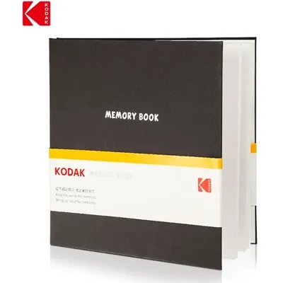 Image de KODAK 9891312 - Album photo avec 20 pages adhésives, format 32,5 x 33 cm, noir