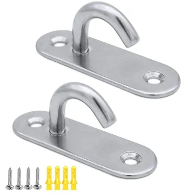 Immagine prodotto di Set di 2 ganci a soffitto in acciaio inossidabile per carichi pesanti