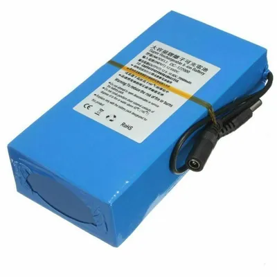 Produktbild von Neuer wiederaufladbarer Lithium-Ionen-Akku mit hoher Kapazität DC 12V 12000mAh DC-1212A mit EU Stecker