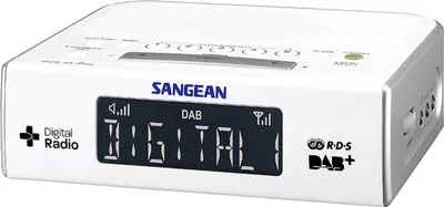 Produktbild von Sangean DCR-89+, Persönlich, Analog & Digital, DAB+, FM, 8 Ohm, LCD, Weiß