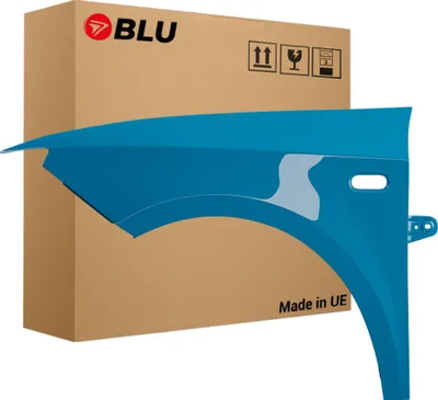 Produktbild von BLU Kotflügel Passend für Seat Ibiza (6J - IV 4. Generation) LW5N Links Blau Blau Alor | 2008-2017 | Vorderseite Vorne | Lackiert | Einbaufertig