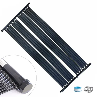 Produktbild von Mucola Poolheizung Solar Pool Solarkollektor Set 605x80 cm Solarheizung Solarmatte Solarabsorber Sonnenkollektor für Warmwasser