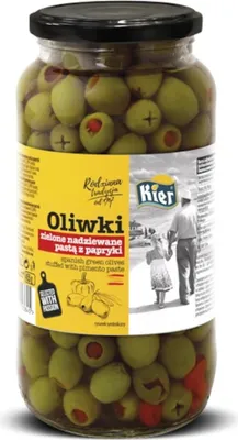 Immagine prodotto di Olive verdi Kier con paprika 935 ml