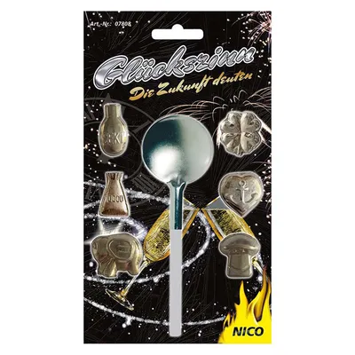 Produktbild von Zinngießen Glückszinn 6 Flachfiguren