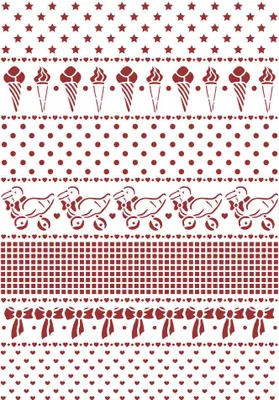 Obrázok produktu pre Szablon 21x29,7 - Stamperia - Daydream bordiury