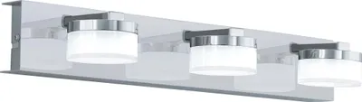 Produktbild von EGLO LED Wandlampe Romendo 1, 3 flammige Wandleuchte Bad dimmbar, Badezimmer Lampe, LED Feuchtraumleuchte warmweiß, IP44
