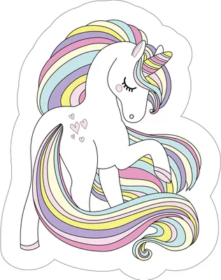 Produktbild von Dekokissen Einhorn in Einhornform, originelles Kuscheltier