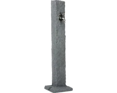Produktbild von Záhradný stĺpik na vodu Arvés Natura s kohútikom 12 x 98 cm plast antracitový granit