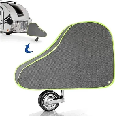 Productafbeelding van Universele aanhangwagen-beschermhoezen met banden - Waterdichte beschermhoezen voor aanhangwagens en campers, met een universele pasvorm.