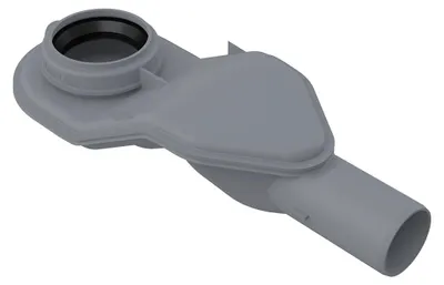 Zdjęcie produktu dla Rynny Alcadrain - Syfon do rynny APZ2012, APZ2022, bardzo niski, DN40 P142