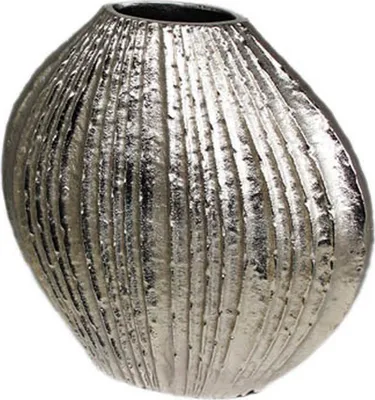 Produktbild von Kaheku Dekovase Morino vernickelt 32x9x, H= 31 cm  519017993