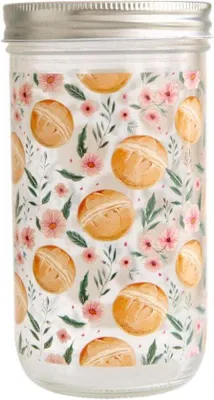 Produktbild von Gläserne Backofen-Topf - 24 oz Fassungsvermögen - Blumenanlage - Backen - Geschirrspülerfest