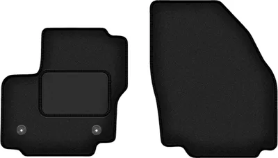 Immagine prodotto di Wielganizator tappetini auto velours anteriori adatto per Ford S-MAX MK1 (2012-2015, minivan) neri, set 2 pz, con fissaggi