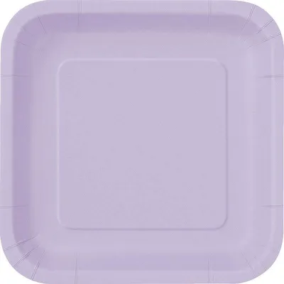 Produktbild von 14 eckige Teller lavendel