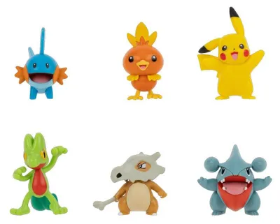 Produktbild von Orbico Pokémon-Figurenset mit 6 Figuren