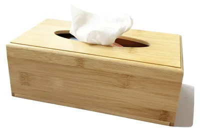 Image de Boîte de rangement en bambou, rectangulaire, pour la cuisine