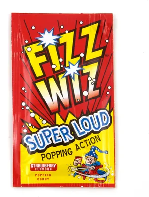 Produktbild von Fizz Wiz Popping Candy Strawberry (Karton mit 50)