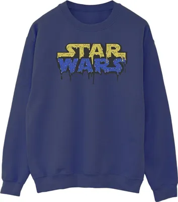 Image de Star Wars - Sweat-shirt pour homme BI45339 (M) (Bleu marine)