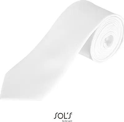 Produktbild von SOLs 02932 | Herren Krawatte Garner Tie - Länge: 150 cm, Breite: 7 cm' - Farbe: White - Größe: 150 x 7 cm