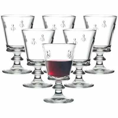 Image de La Rochère Abeille Verre à vin rouge 350 ml (lot de 6)