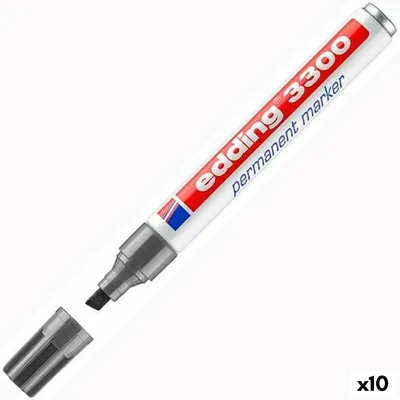 Produktbild von Dauermarker Edding 3300 Grau 10 Stück