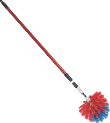 Produktbild von Ragebol mit Teleskopstiel - Staubwedel - Zum Entfernen von Staub - Ausziehbar bis 175 cm - 175 cm - Rot, Blau