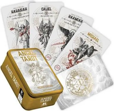Produktbild von Angel Tarotkarten im Taschenformat mit den Geheimnissen des Shem HaMephorash