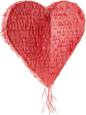 Produktbild von Piñata rotes Herz 45x45cm (Party, Ballons)