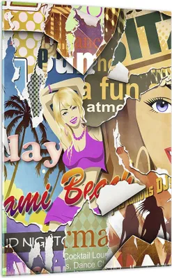 Produktbild von Bilder auf glas - Einteilig - Graffiti modern - 70x100cm - Glasbilder - Wandbilder - Bilder - zum Aufhängen bereit - Wanddekoration aus Glas - Glas Bilder - Wandbild auf Glas - GPA70x100-3622
