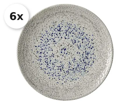 Immagine prodotto di Piatto da dessert / piatto da colazione 20,5 cm Set di 6 Rimini Mosaico grigio