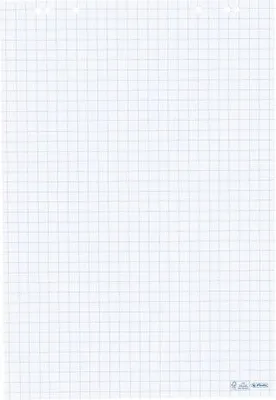 Produktbild von Herlitz 10834141, Weiß, Papier, Kariert, 80 g/m², 20 Seiten, 990 mm