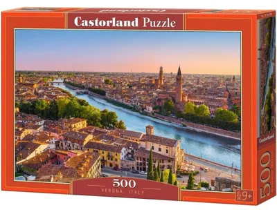 Produktbild von CASTORLAND Puzzle Verona, Italien 500 Puppen