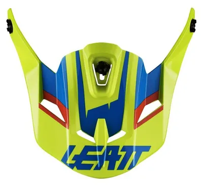 Produktbild von LEATT Motorradhelm Visier für GPX Helm gelb/weiß Größe S/XS