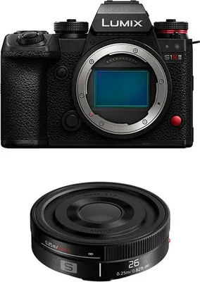Zdjęcie produktu dla PANASONIC Lumix S1R II + obiektyw S 26 mm f/8 Pancake