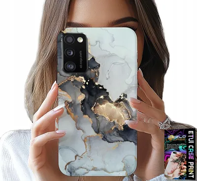 Image de Étui Pour Samsung Galaxy A41 - Marbre Élégant Motifs Féminins À La Mode