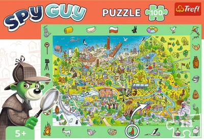 Produktbild von TREFL PUZZLE 100 Beobachtung SpyGuy - Polen 15596