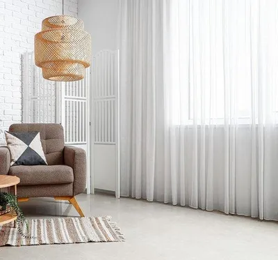 Productafbeelding van Moderne, duurzame gordijnen, 240x200 cm, wit