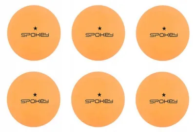 Image de Spokey - Balles de tennis de table « Learner » (lot de 6) PP8467 (taille unique) (orange)