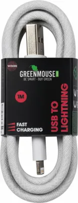 Produktbild von Greenmouse Lightning Datenkabel gewebt 1 Meter (5 Stück)