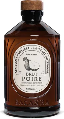 Produktbild von Bacanha Sirop Brut de Poire 400ml – -Birnen-Sirup mit -Rohrzucker