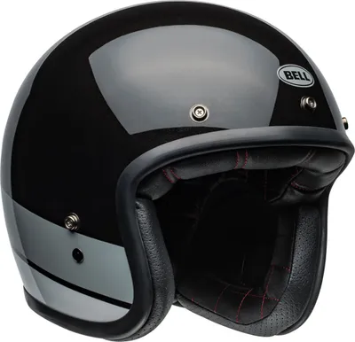 Produktbild von Bell Moto Custom 500 Flake Jethelm Schwarz S Schwarz S