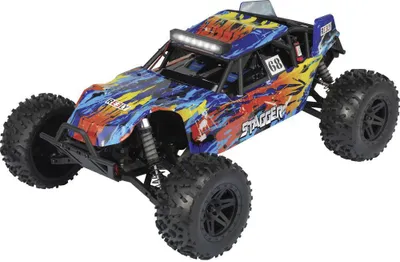 Produktbild von Reely Stagger Brushed 1:10 RC Modellauto Elektro Buggy Allradantrieb (4WD) 100% RtR 2,4 GHz inkl. Akku, Ladegerät und S