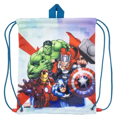 Produktbild von Marvel Avengers Turnbeutel Sporttasche Schule Umhängetasche
