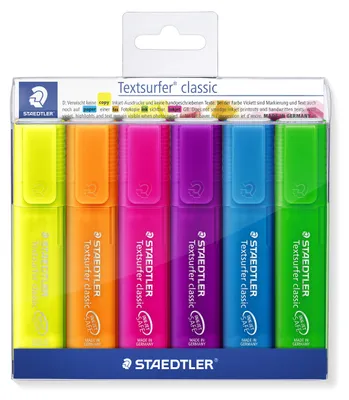 Produktbild von STAEDTLER Textsurfer classic 364 Textmarker Etui mit 6 Farben