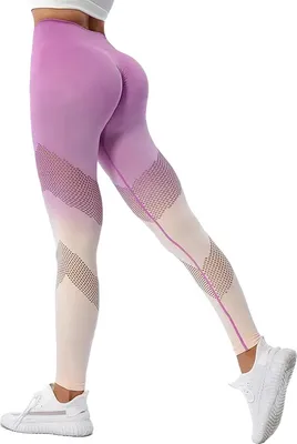 Produktbild von Modische Dynamic Push Up Leggings in Rosa - M KP24911